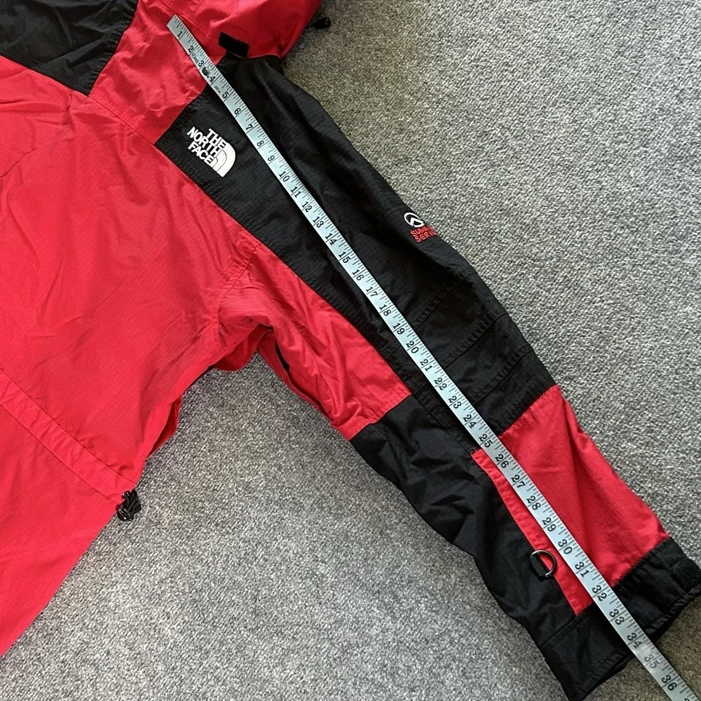 The North Face Summit Series Jacket Mens Medium Red Gore-Tex XCR Hooded Ski
